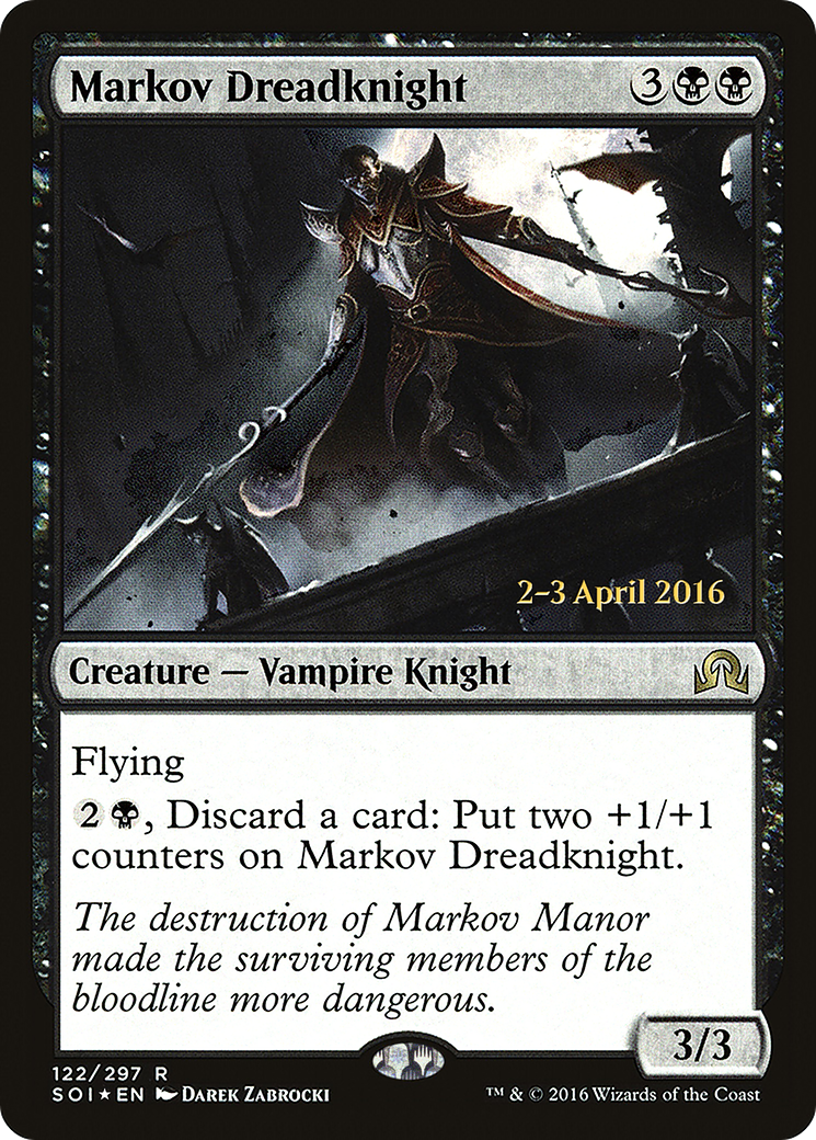 Markov Dreadknight (122) Foil - Shadows over Innistrad Promos
