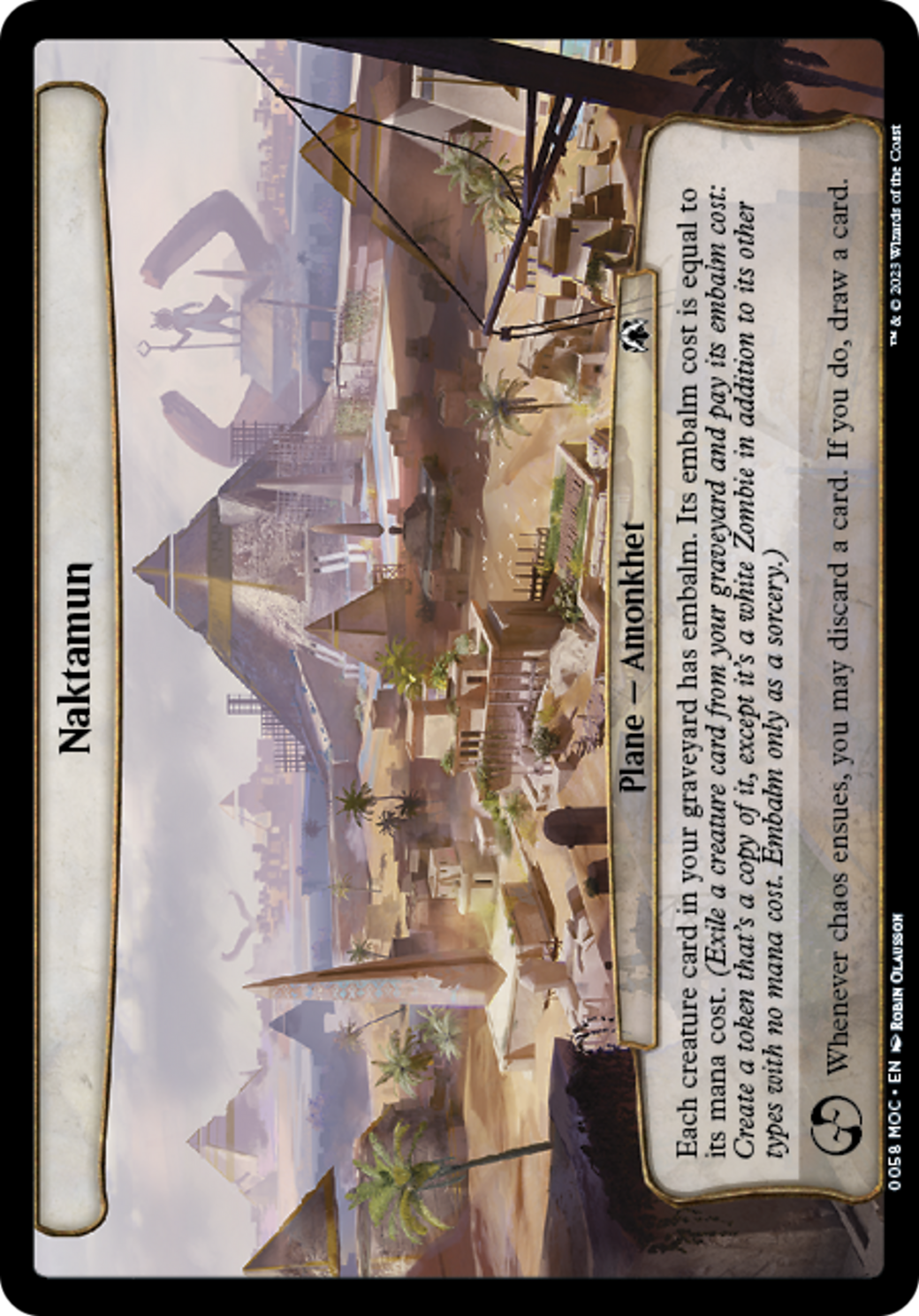 Naktamun (058) - March of the Machine Commander