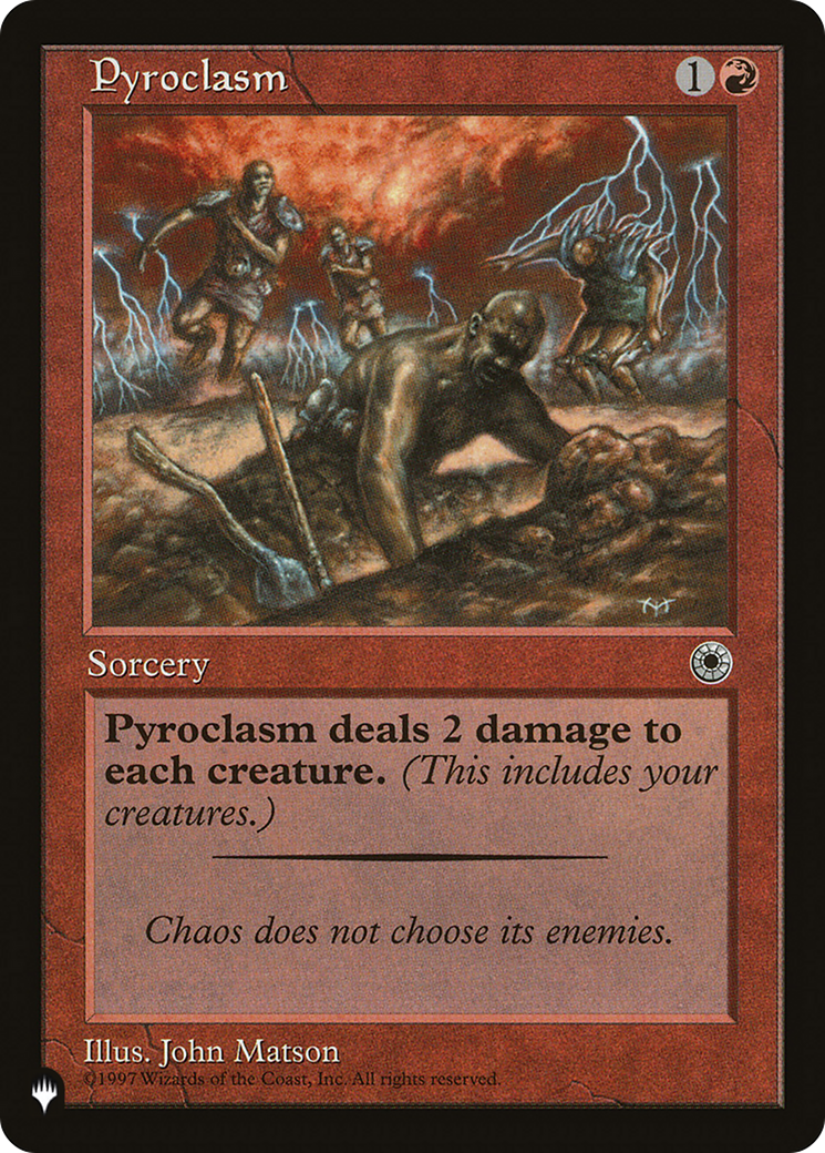 Pyroclasm (Retro) (POR-143) - The List
