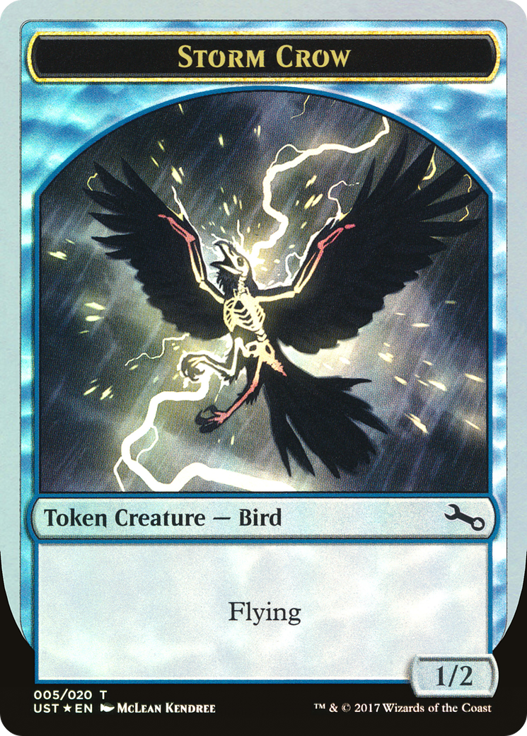 Storm Crow Token (005) Foil - Unstable Tokens