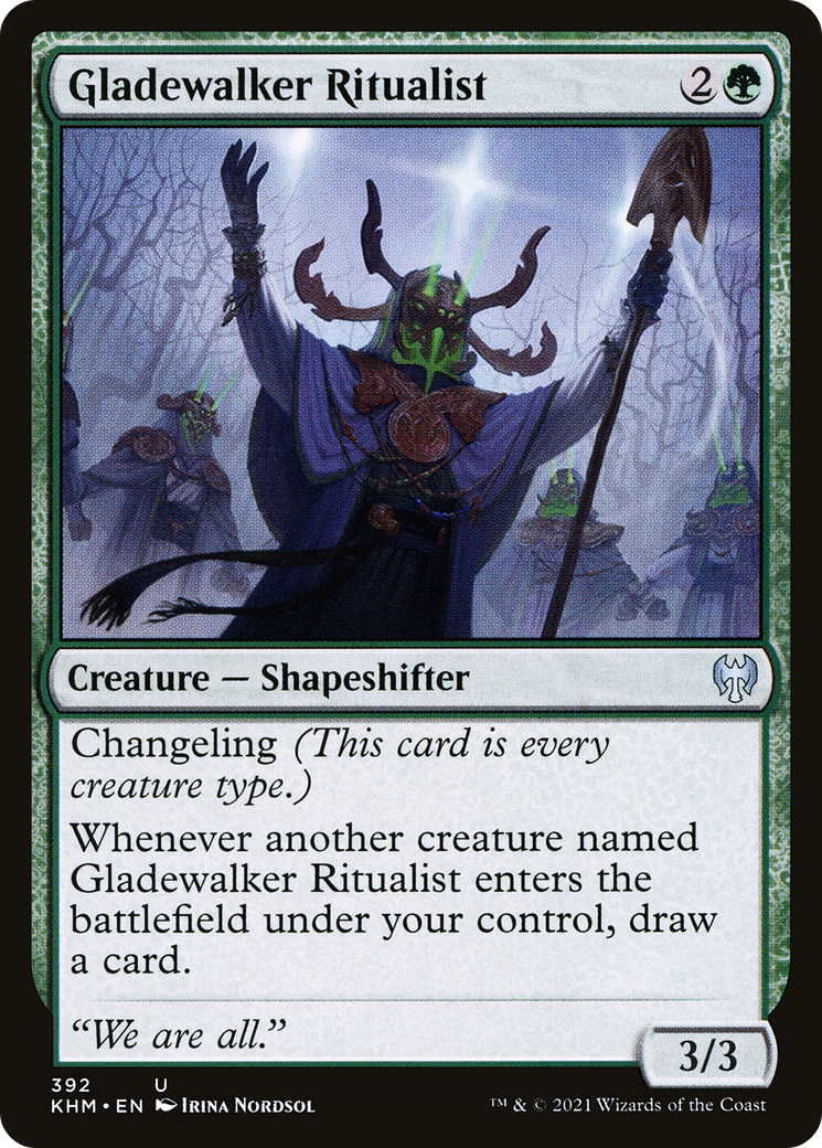 Gladewalker Ritualist (392) - Kaldheim