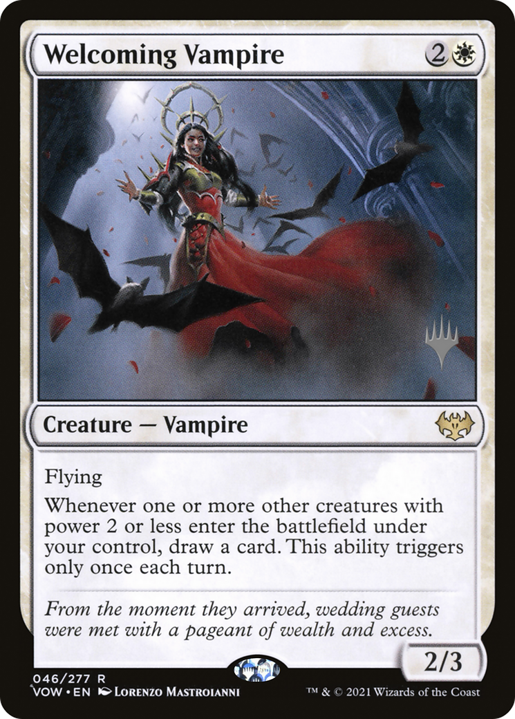 Welcoming Vampire (046) - Innistrad: Crimson Vow Promos