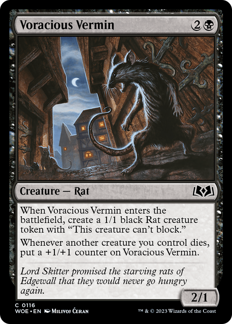 Voracious Vermin (116) - Wilds of Eldraine