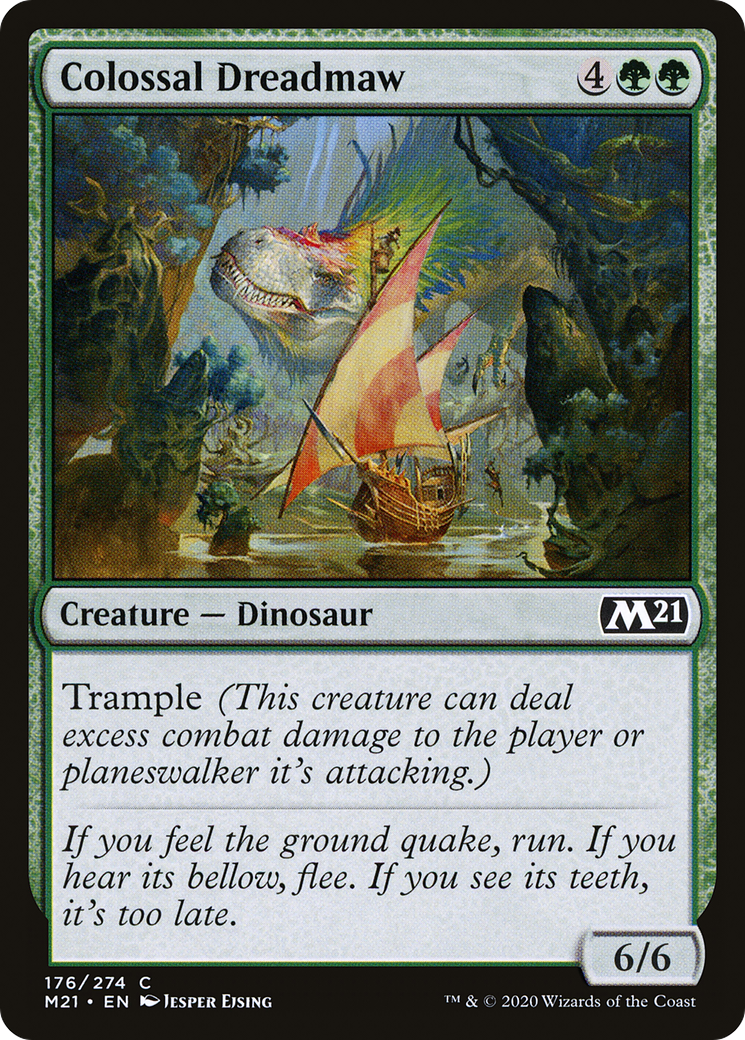 Colossal Dreadmaw (176) Foil - Core Set 2021