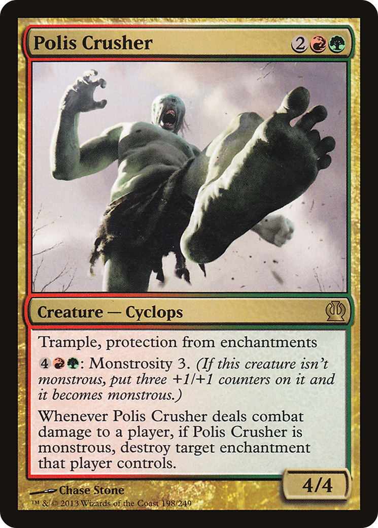 Polis Crusher (198) Foil - Theros