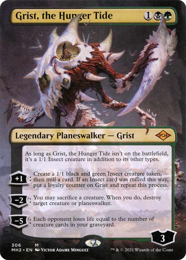 Grist, the Hunger Tide (Borderless) (306) Foil - Modern Horizons 2