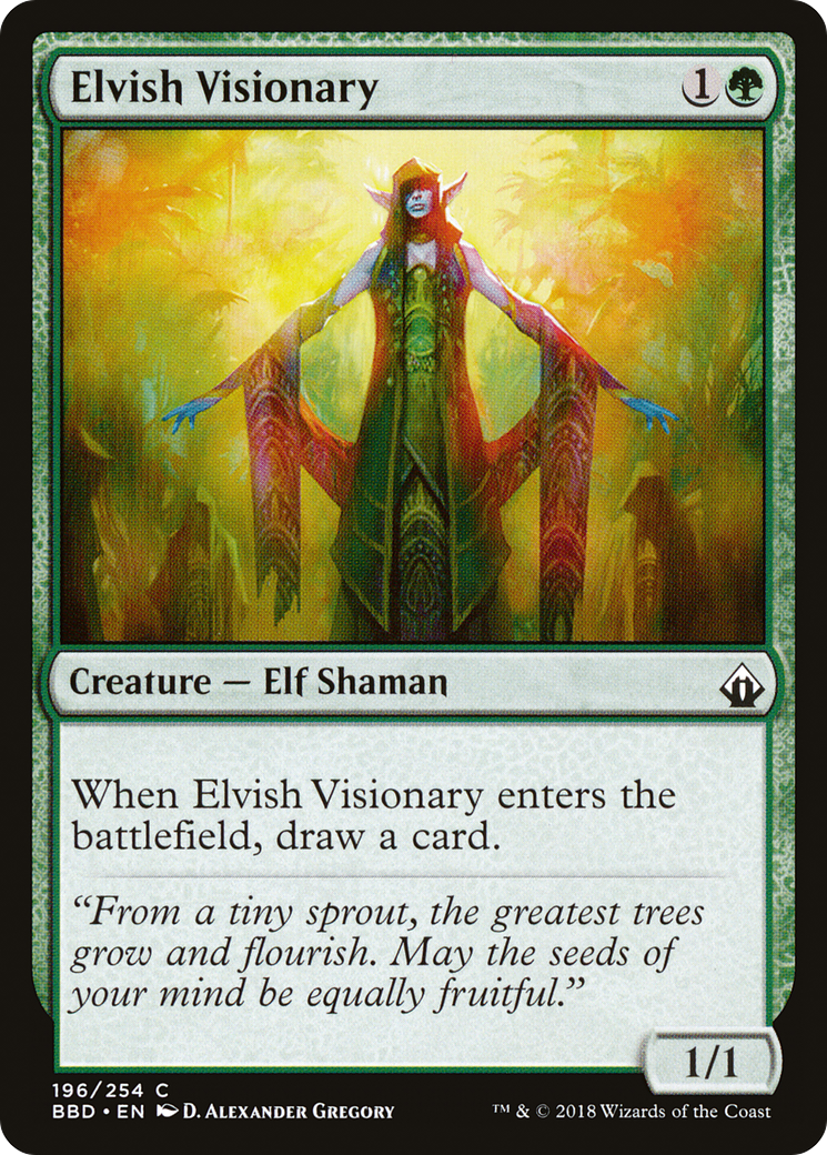 Elvish Visionary (196) - Battlebond