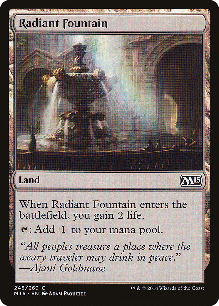 Radiant Fountain (245) - Magic 2015