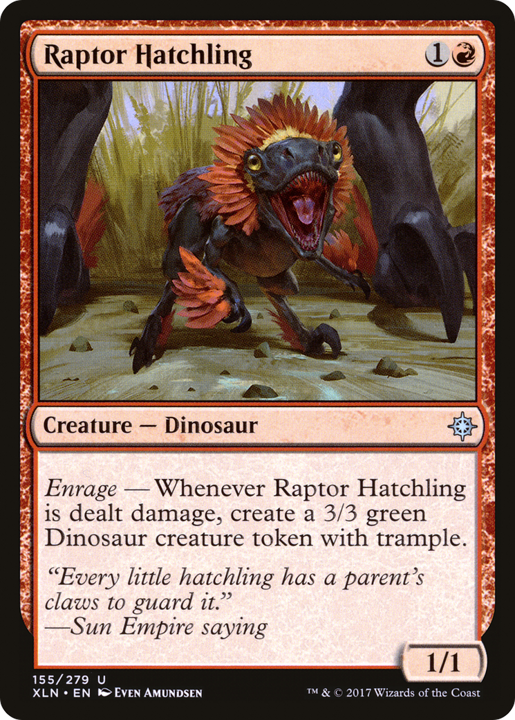 Raptor Hatchling (155) - Ixalan