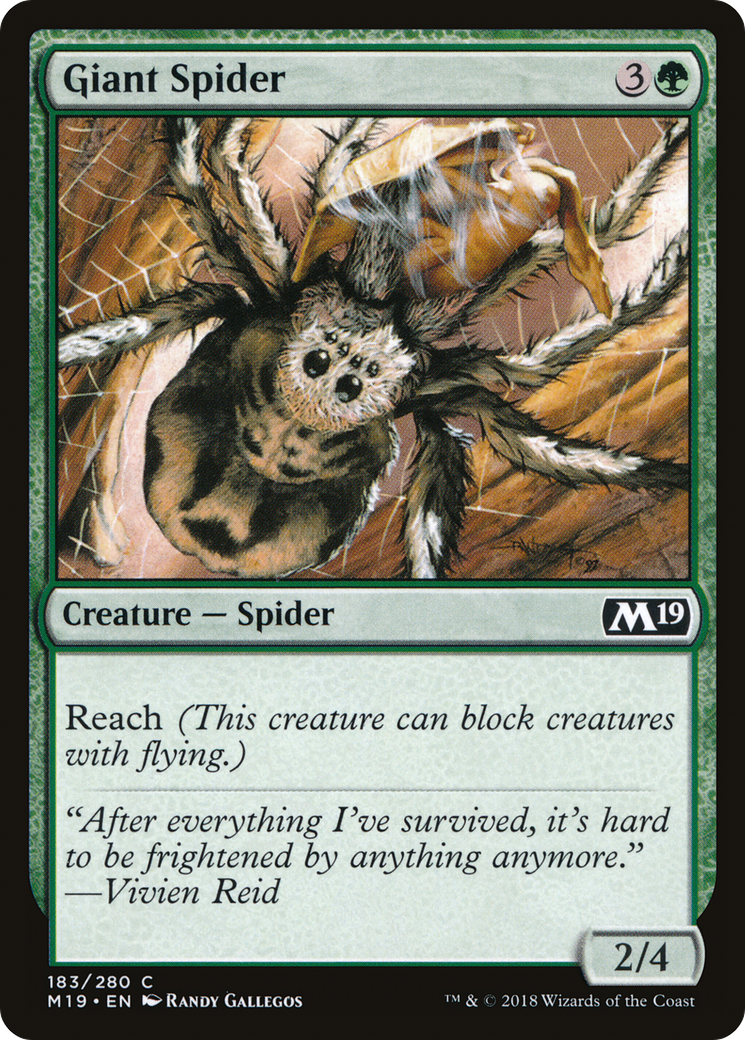 Giant Spider (183) Foil - Core Set 2019