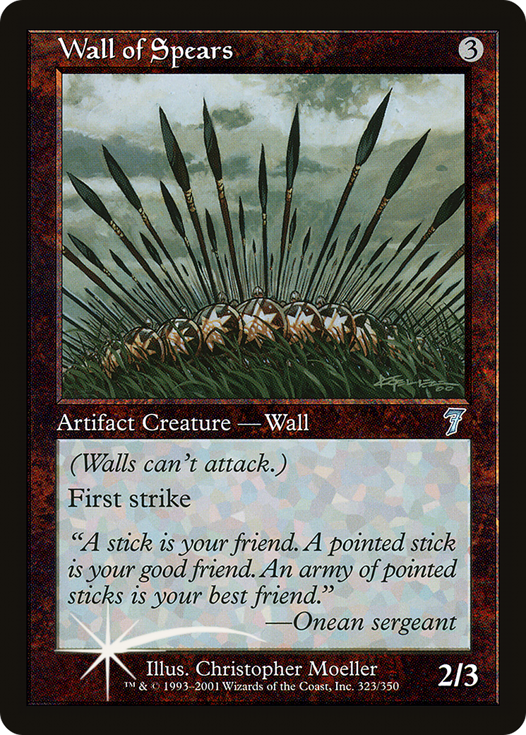 Wall of Spears (323) - Seventh Edition