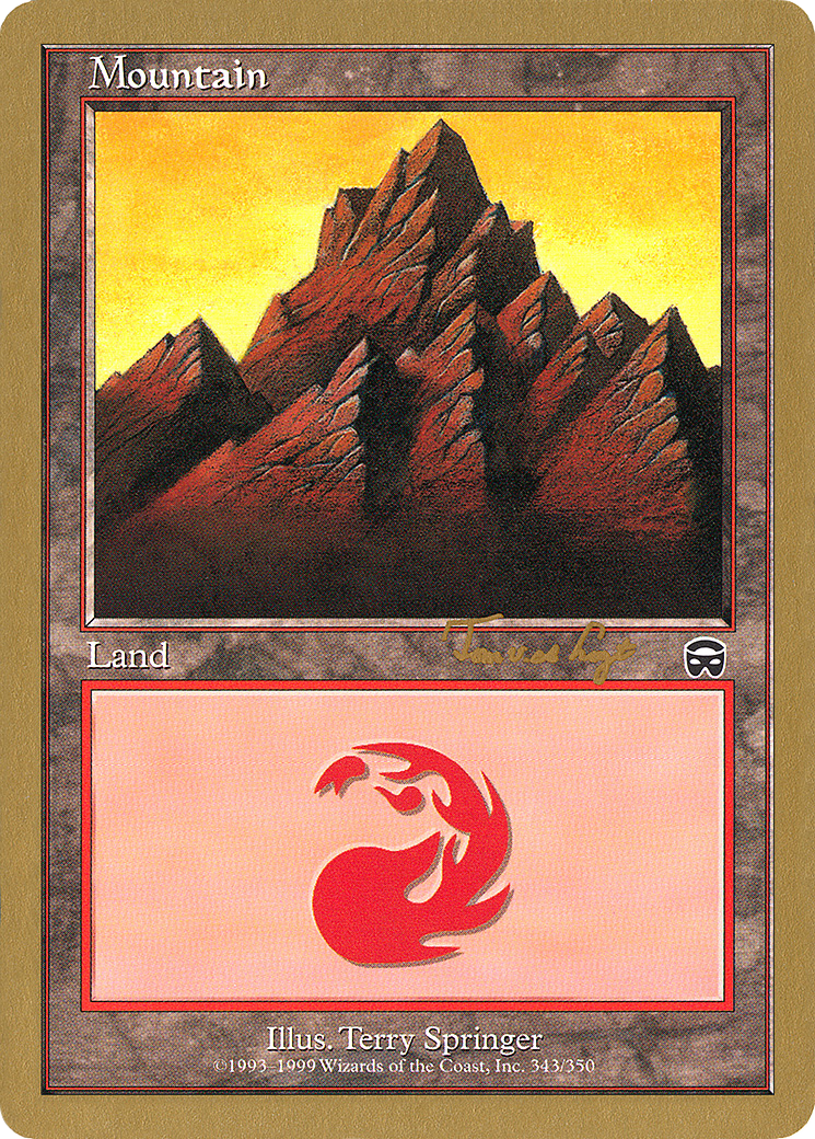 Mountain (343) - 2001 Tom van de Logt (MMQ) (Retro) - World Championship Decks 2001