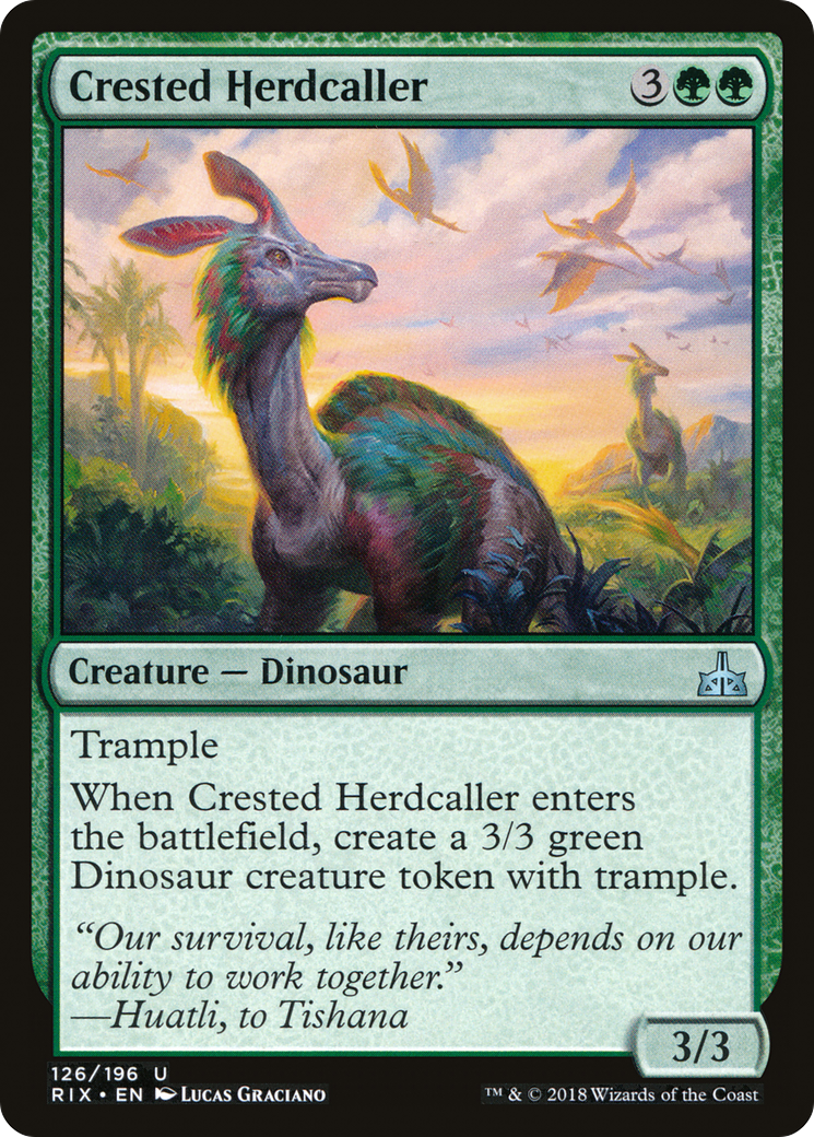 Crested Herdcaller (126) - Rivals of Ixalan