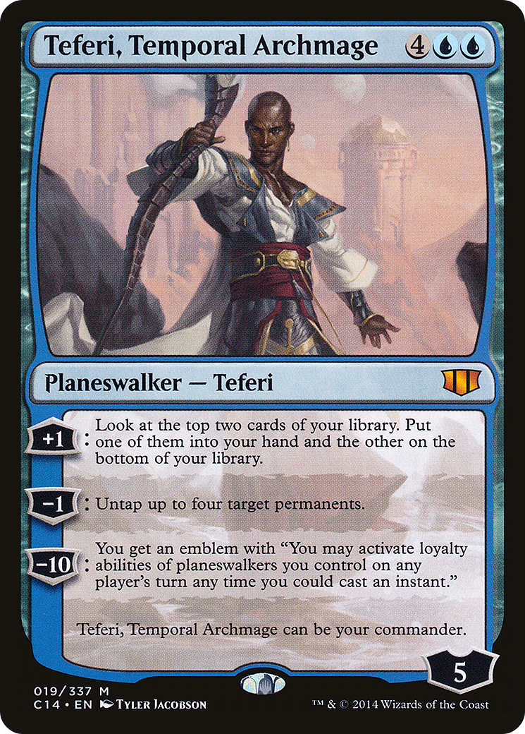 Teferi, Temporal Archmage (019) - Commander 2014