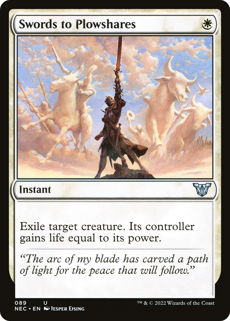 Swords to Plowshares (089) - Neon Dynasty Commander