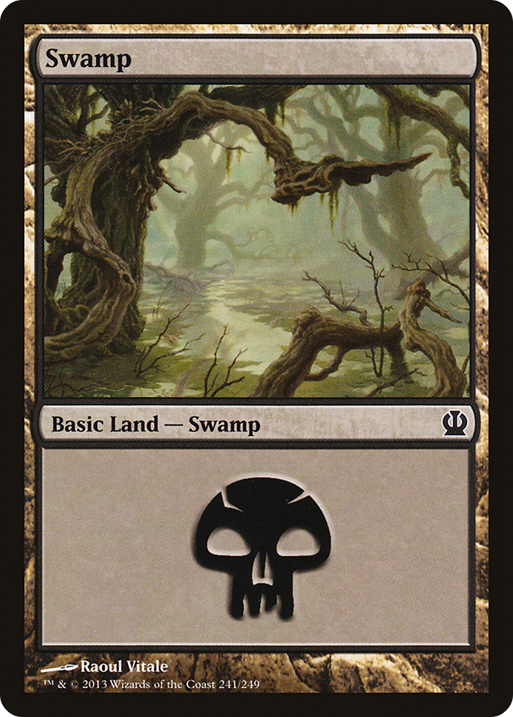Swamp (241) Foil - Theros