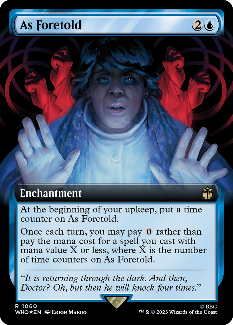 As Foretold (Extended Art) (1060) Foil - Doctor Who