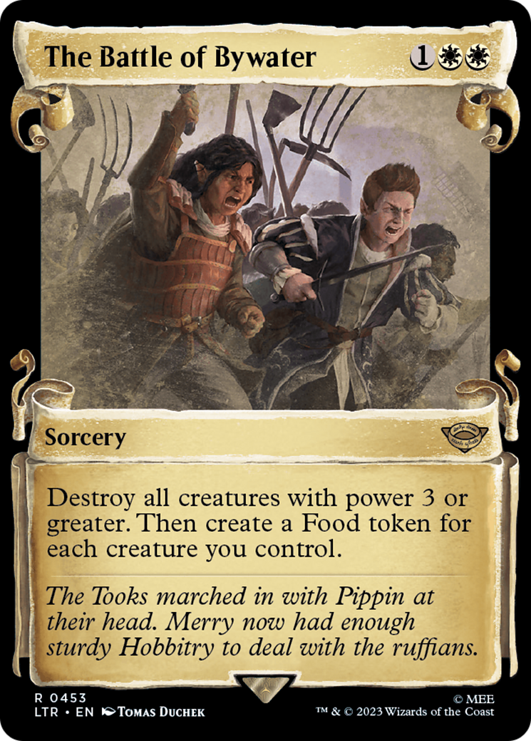 The Battle of Bywater (Showcase) (453) Foil - The Lord of the Rings: Tales of Middle-earth