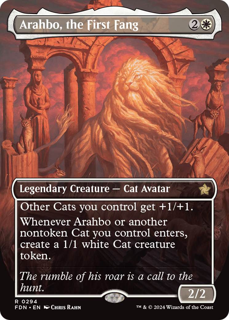Arahbo, the First Fang (Borderless) (294) - Foundations