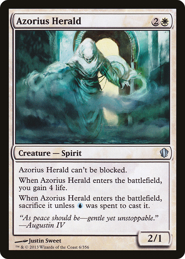 Azorius Herald (006) - Commander 2013