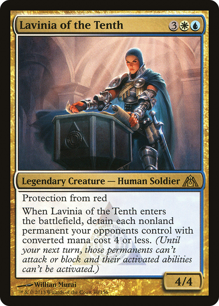 Lavinia of the Tenth (080) Foil - Dragon's Maze