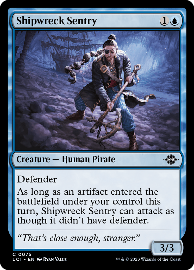 Shipwreck Sentry (075) Foil - The Lost Caverns of Ixalan