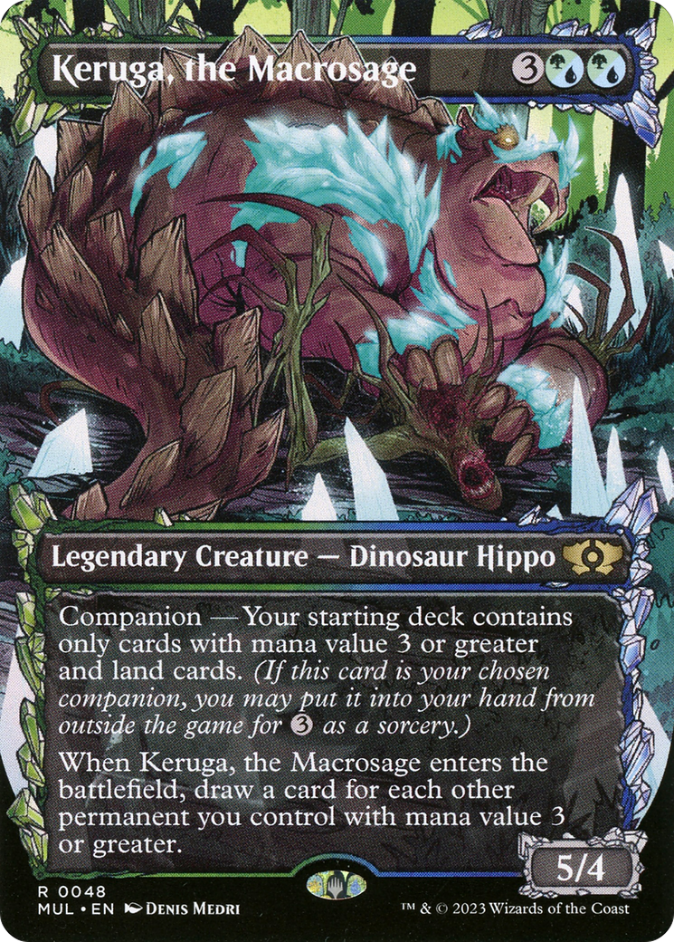 Keruga, the Macrosage (Showcase) (048) Foil - Multiverse Legends