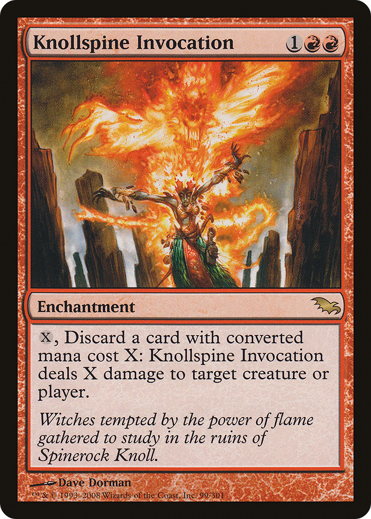Knollspine Invocation (099) Foil - Shadowmoor
