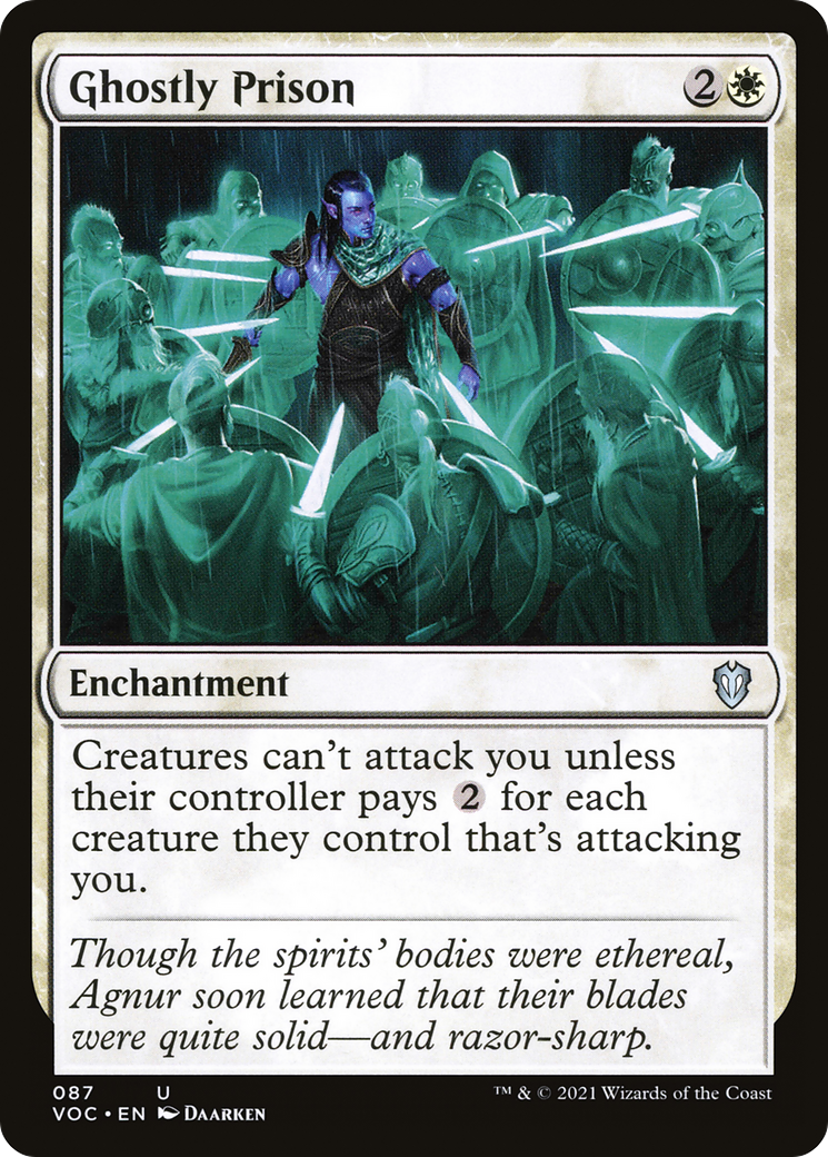 Ghostly Prison (087) - Crimson Vow Commander