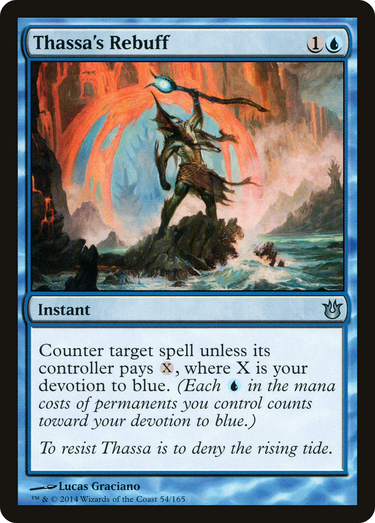 Thassa's Rebuff (054) Foil - Born of the Gods