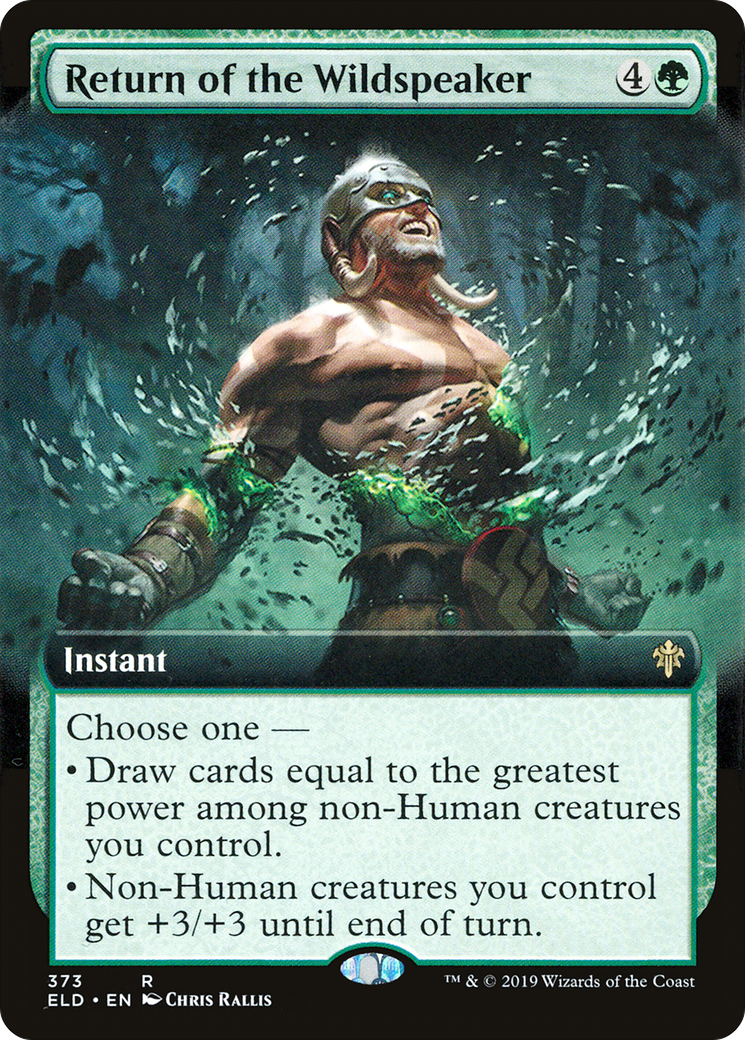 Return of the Wildspeaker (Extended Art) (373) - Throne of Eldraine