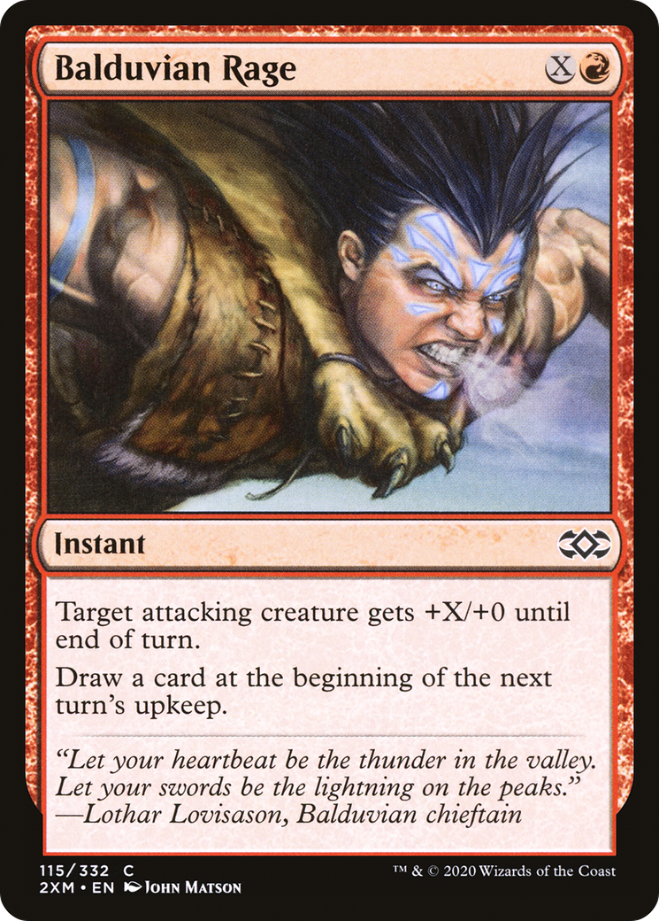 Balduvian Rage (115) - Double Masters
