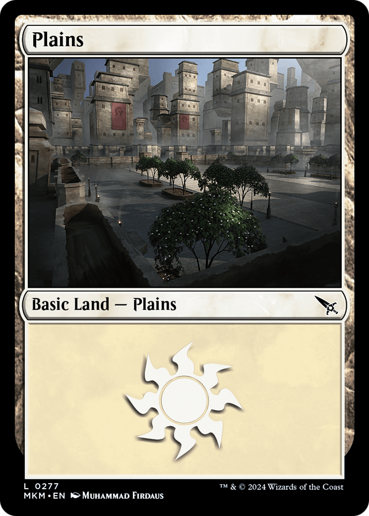 Plains (277) Foil - Murders at Karlov Manor
