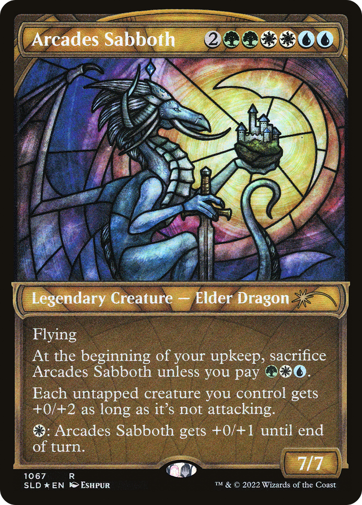 Arcades Sabboth (Stained Glass) (Textured Foil) (1067) Foil - Secret Lair Drop
