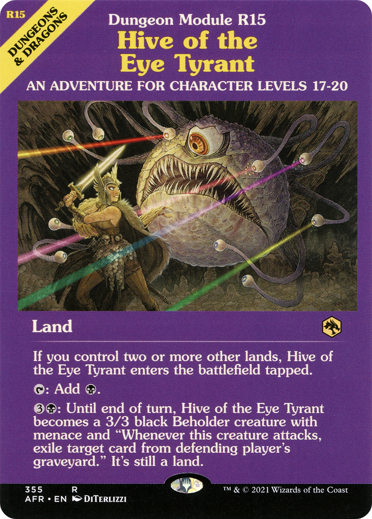Hive of the Eye Tyrant (Dungeon Module) (Showcase) (355) - Adventures in the Forgotten Realms