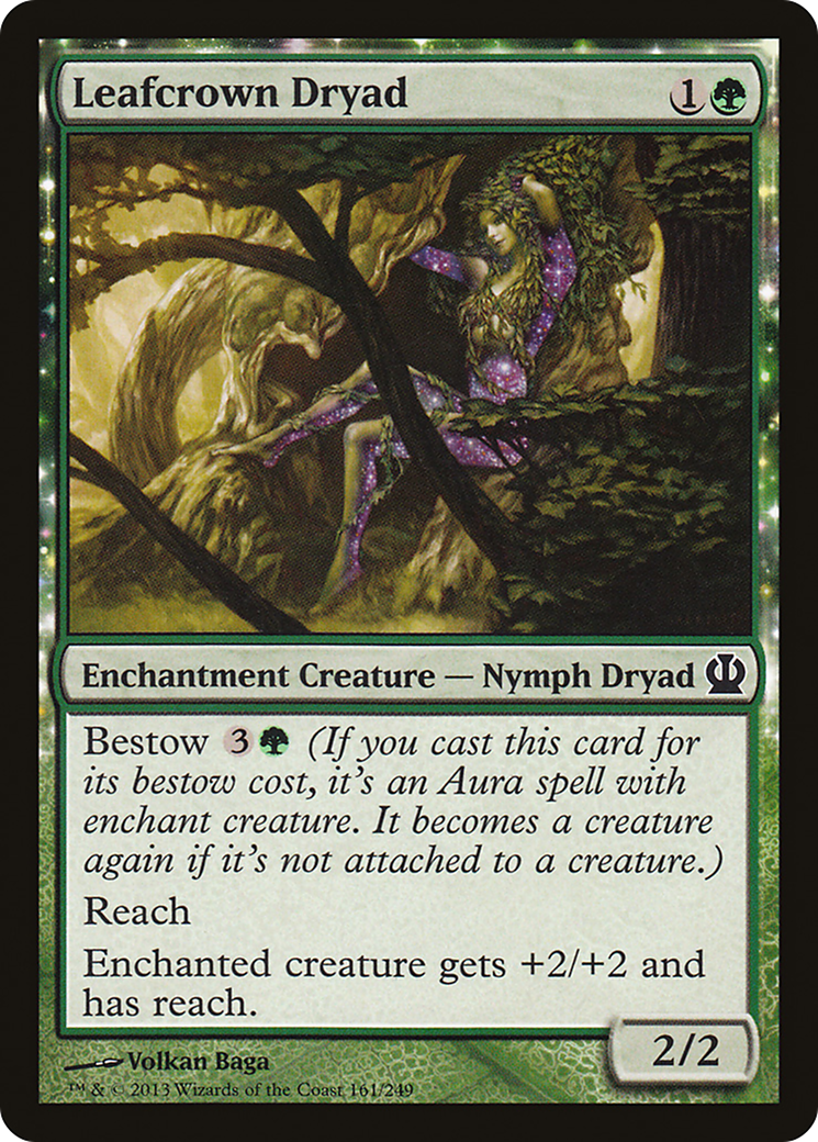 Leafcrown Dryad (161) - Theros