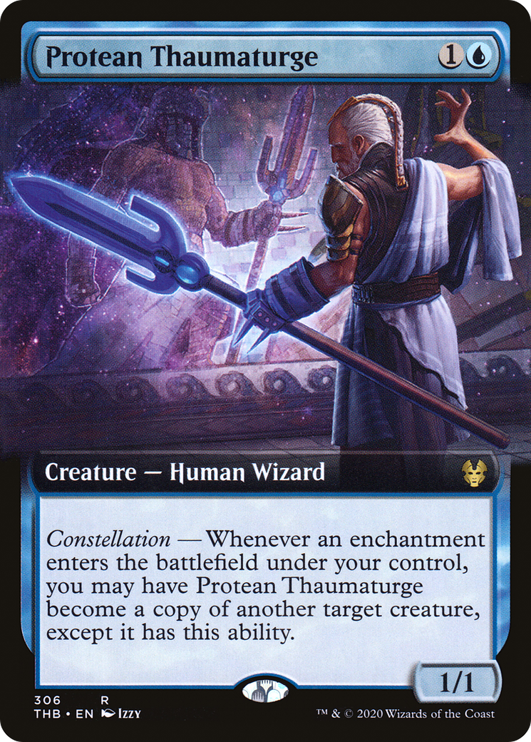 Protean Thaumaturge (Extended Art) (306) - Theros Beyond Death