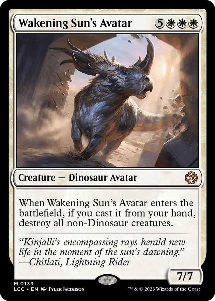 Wakening Sun's Avatar (139) - The Lost Caverns of Ixalan Commander