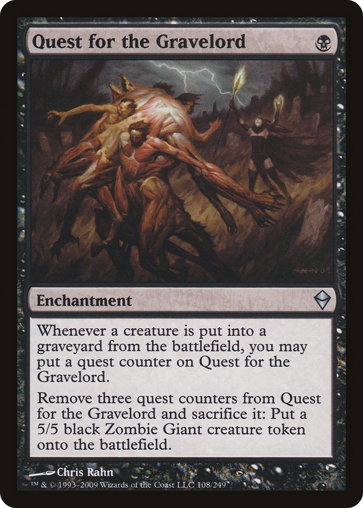 Quest for the Gravelord (108) Foil - Zendikar