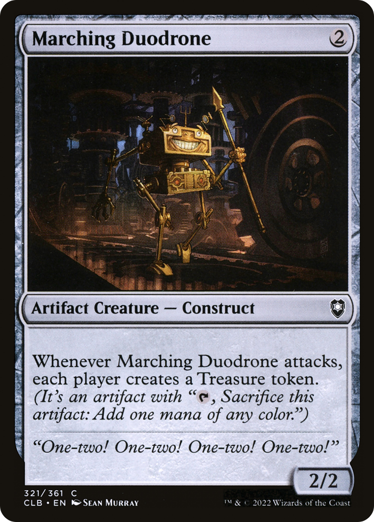 Marching Duodrone (321) Foil - Commander Legends: Battle for Baldur's Gate