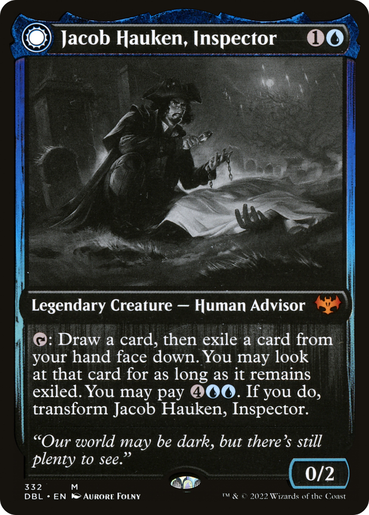 Jacob Hauken, Inspector (332) Foil - Innistrad: Double Feature