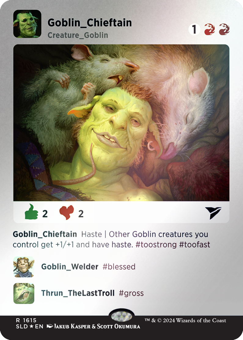 Goblin Chieftain (1615) Foil - Secret Lair Drop Series