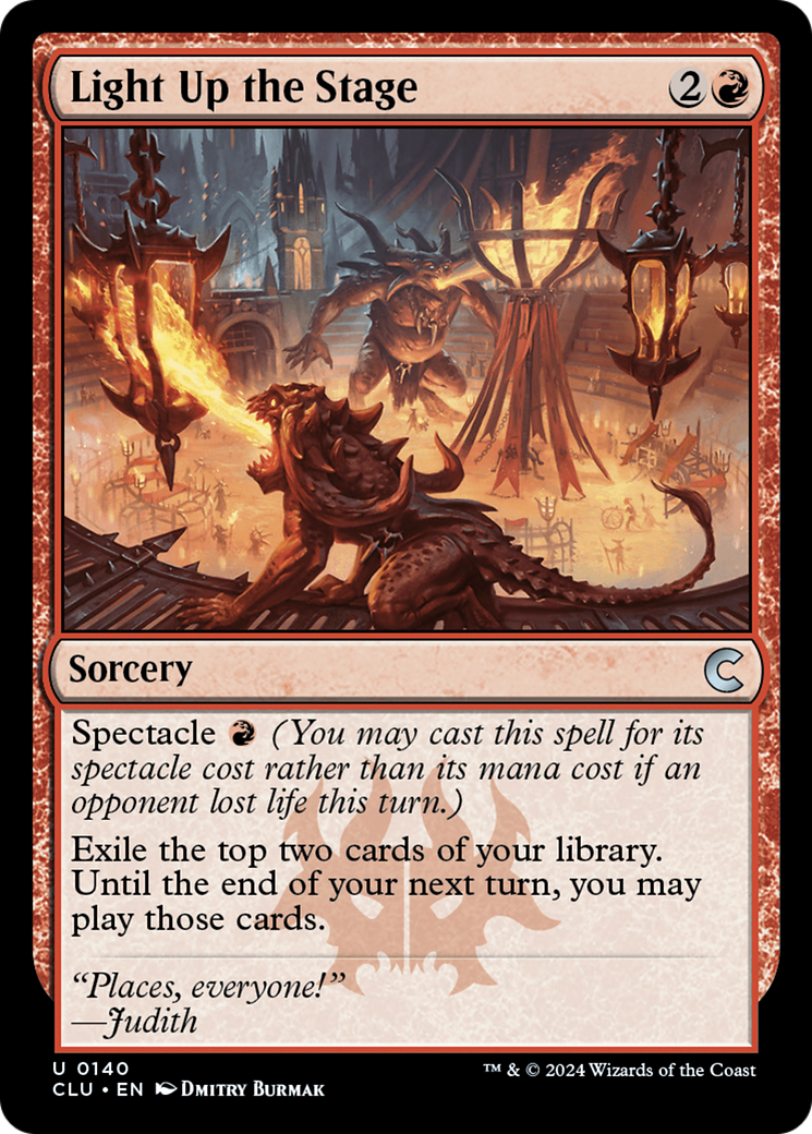 Light Up the Stage (140) - Ravnica: Clue Edition