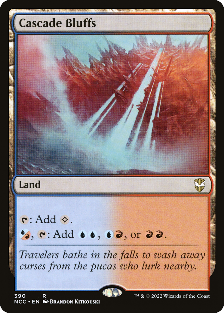 Cascade Bluffs (390) - New Capenna Commander