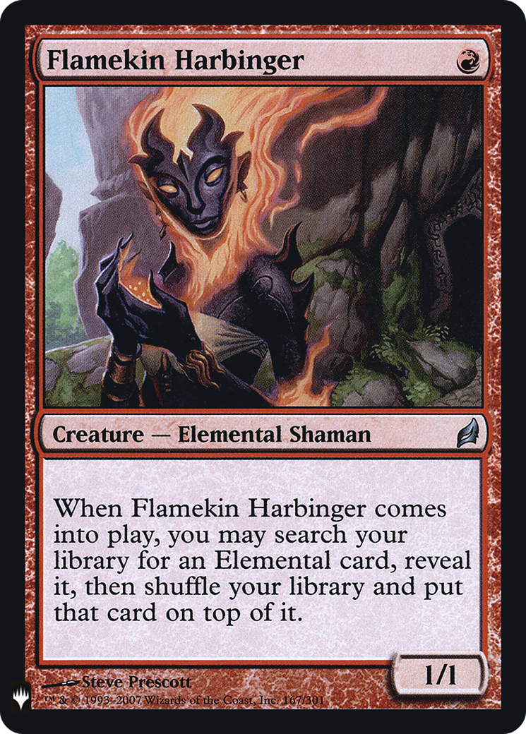 Flamekin Harbinger (167) Foil - The List