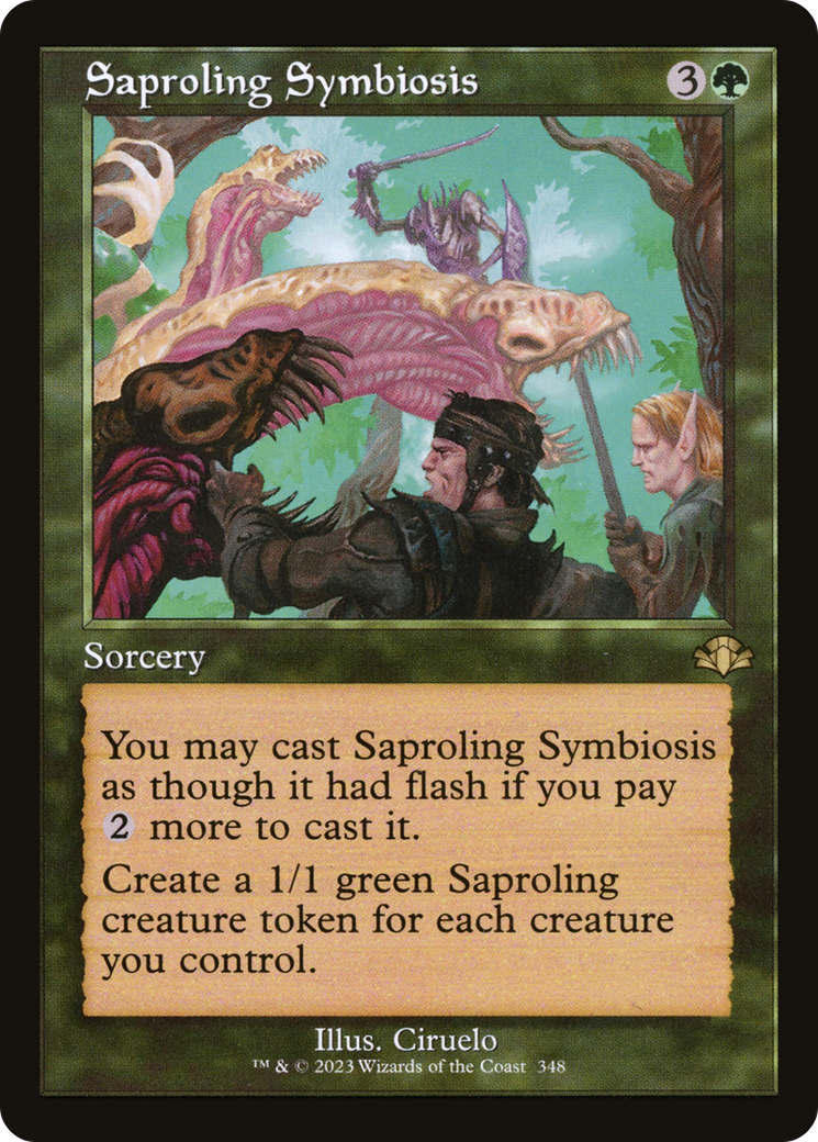 Saproling Symbiosis (Retro) (348) - Dominaria Remastered