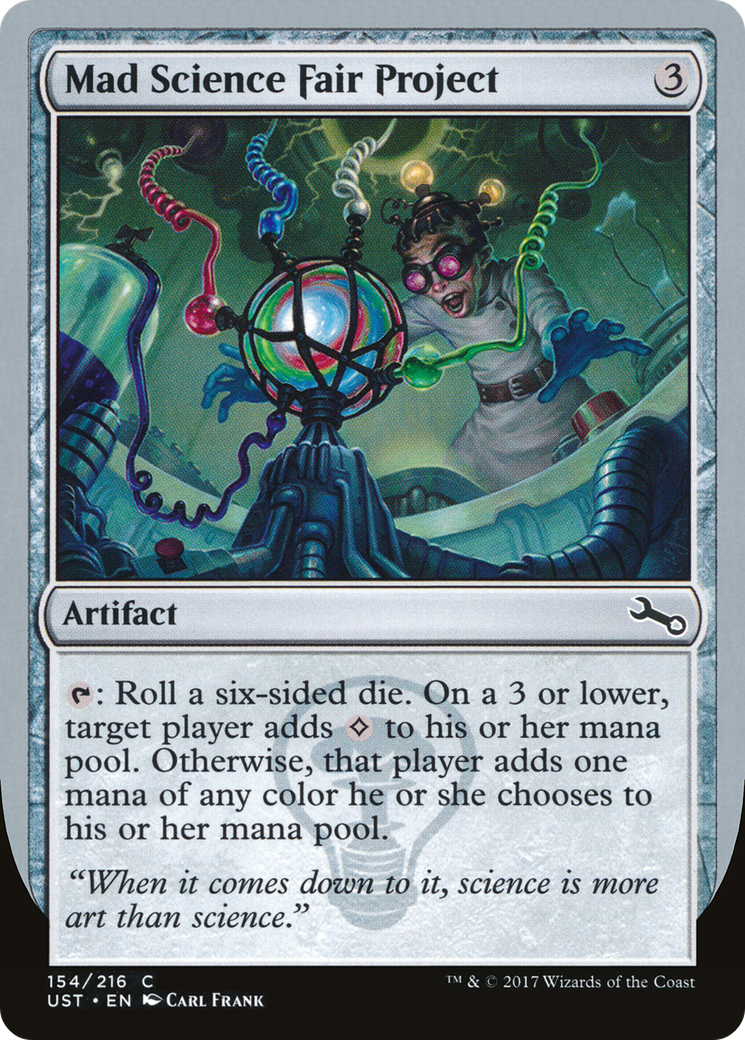 Mad Science Fair Project (154) - Unstable