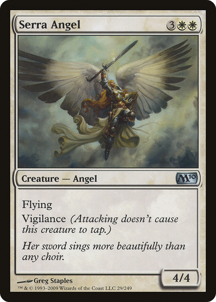 Serra Angel (029) Foil - Magic 2010