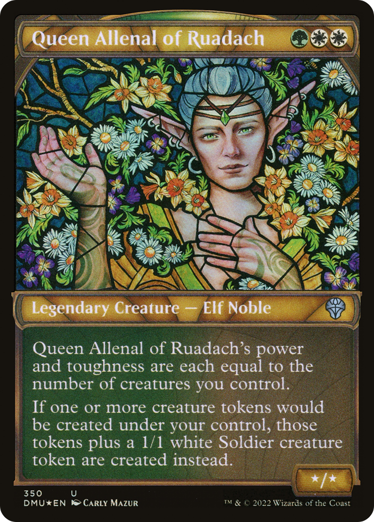 Queen Allenal of Ruadach (Textured Foil) (Showcase) (350) Foil - Dominaria United