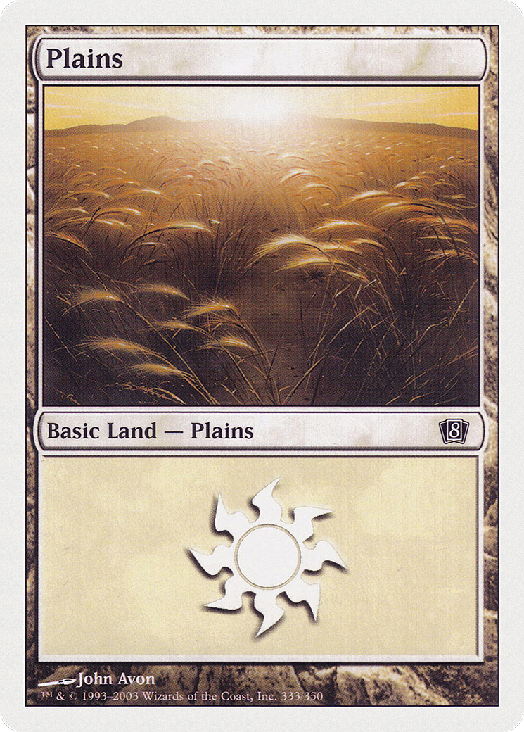 Plains (333) Foil - Eighth Edition